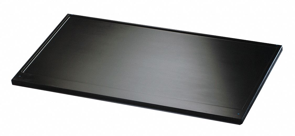 Dished Work Surface: 29 in Overall Wd, 5 ft Overall Lg, 1 in Thick, Epoxy