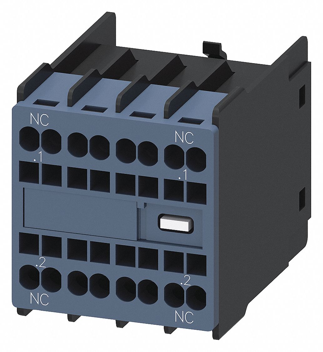 Auxiliary Switch: 2NC, Front Mount, Front-Mounted