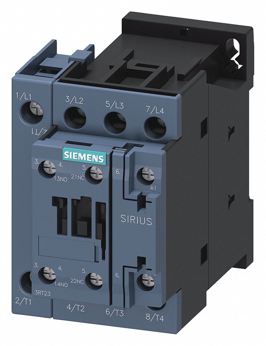 IEC Power Contactor: Non-Reversing, 4 Poles, 4NO Contacts, 16 A, 208V AC Coil, S0 Frame Size