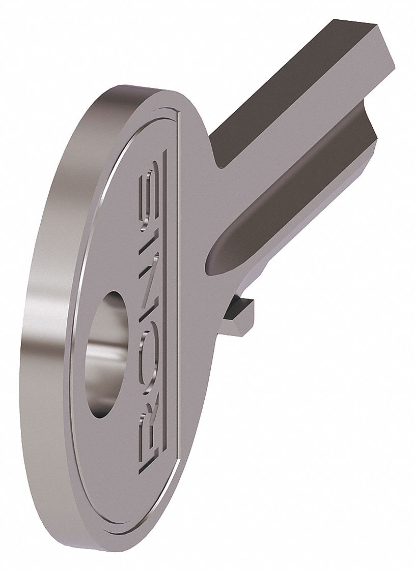 SIEMENS, RONIS keyoperated switch, Silver, Key 56JX14