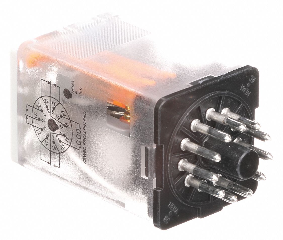 SIEMENS Plug In Relay, 24V AC Coil Volts, 10A 24V AC Contact Rating