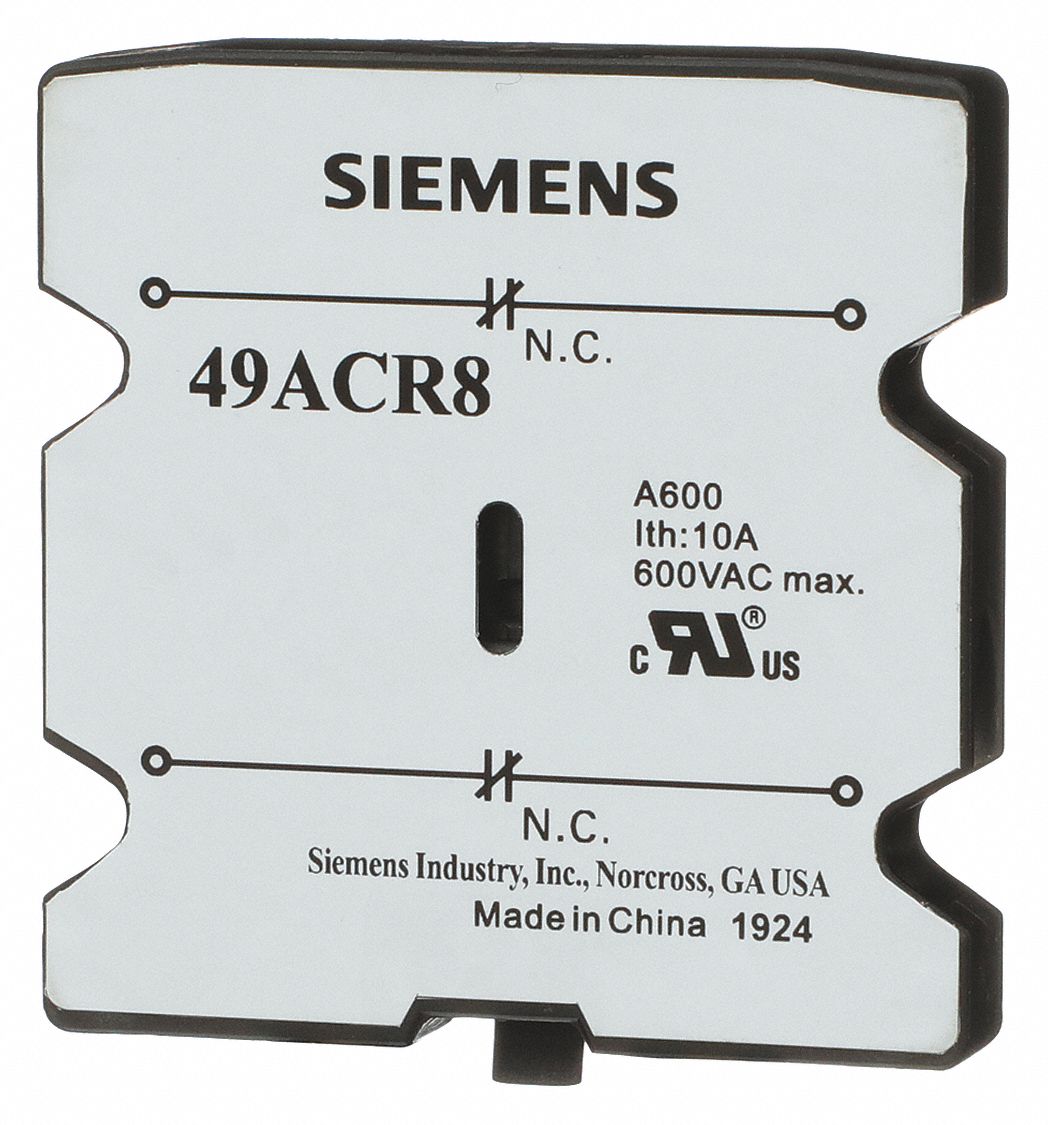 Auxiliary Switch: 2NC,