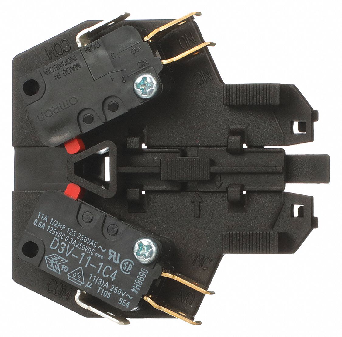 Auxiliary Switch: 2NO/2NC,