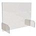 Round-Corner Clear Plastic Self-Supported Barriers