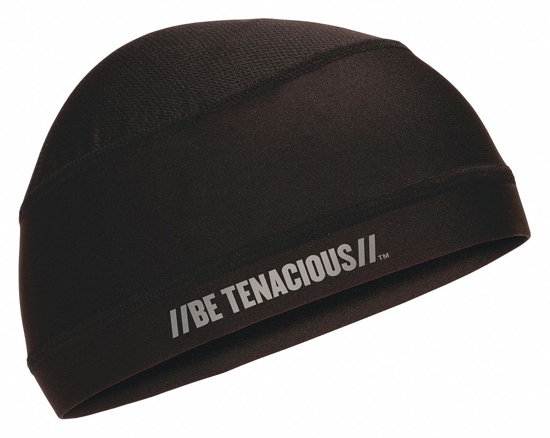 High Performance Cap: Black, Universal, Head Band, Cooling, Polyester/Spandex