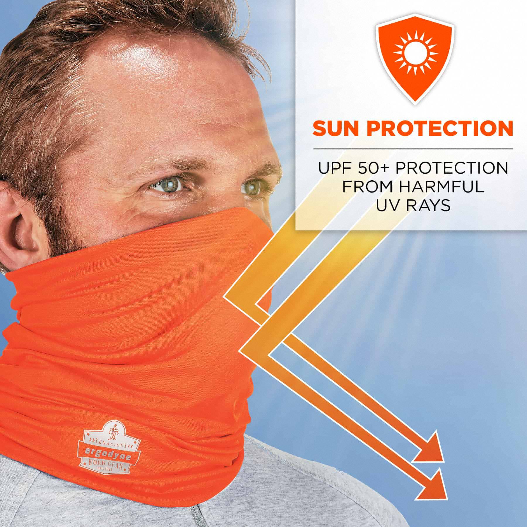 CHILLITS BY ERGODYNE Neck Wrap Neck Wrap, Orange, Universal, Neck
