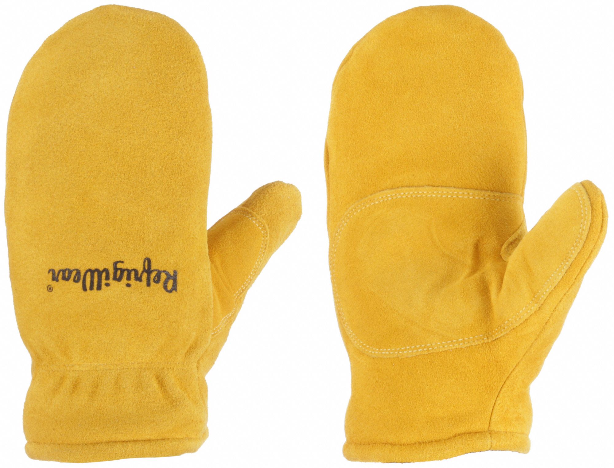 Leather Gloves: S ( 7 ), -20°F Min Temp, Std, Drivers Glove, Cowhide, Wing Thumb, 1 PR