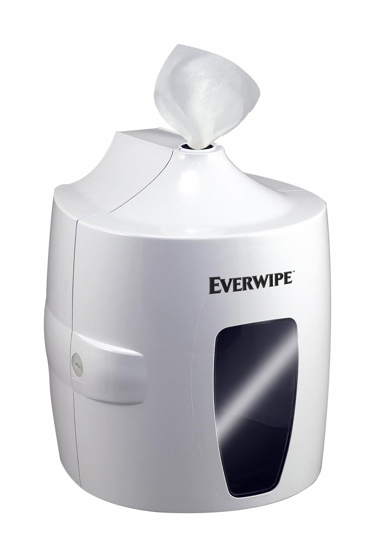 Wall Unit for Disinfectant Wipes: (2000) Wipes Capacity, Plastic, Universal, White