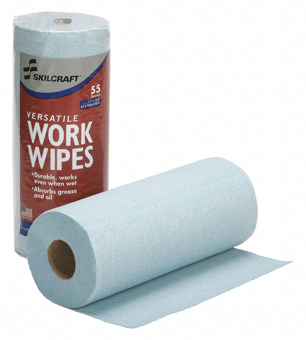 ABILITY ONE, Perforated Roll, Super Heavy Absorbency, Dry Wipe Roll