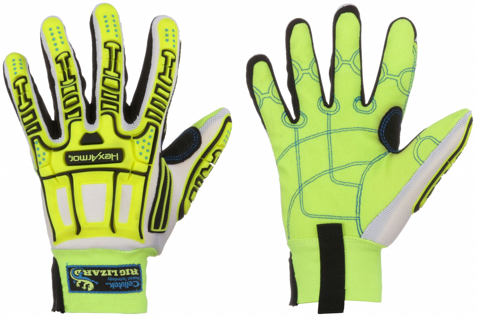 Mechanics Gloves: XL ( 10 ), Riggers Glove, Synthetic Leather, ANSI Cut Level A3, 1 PR