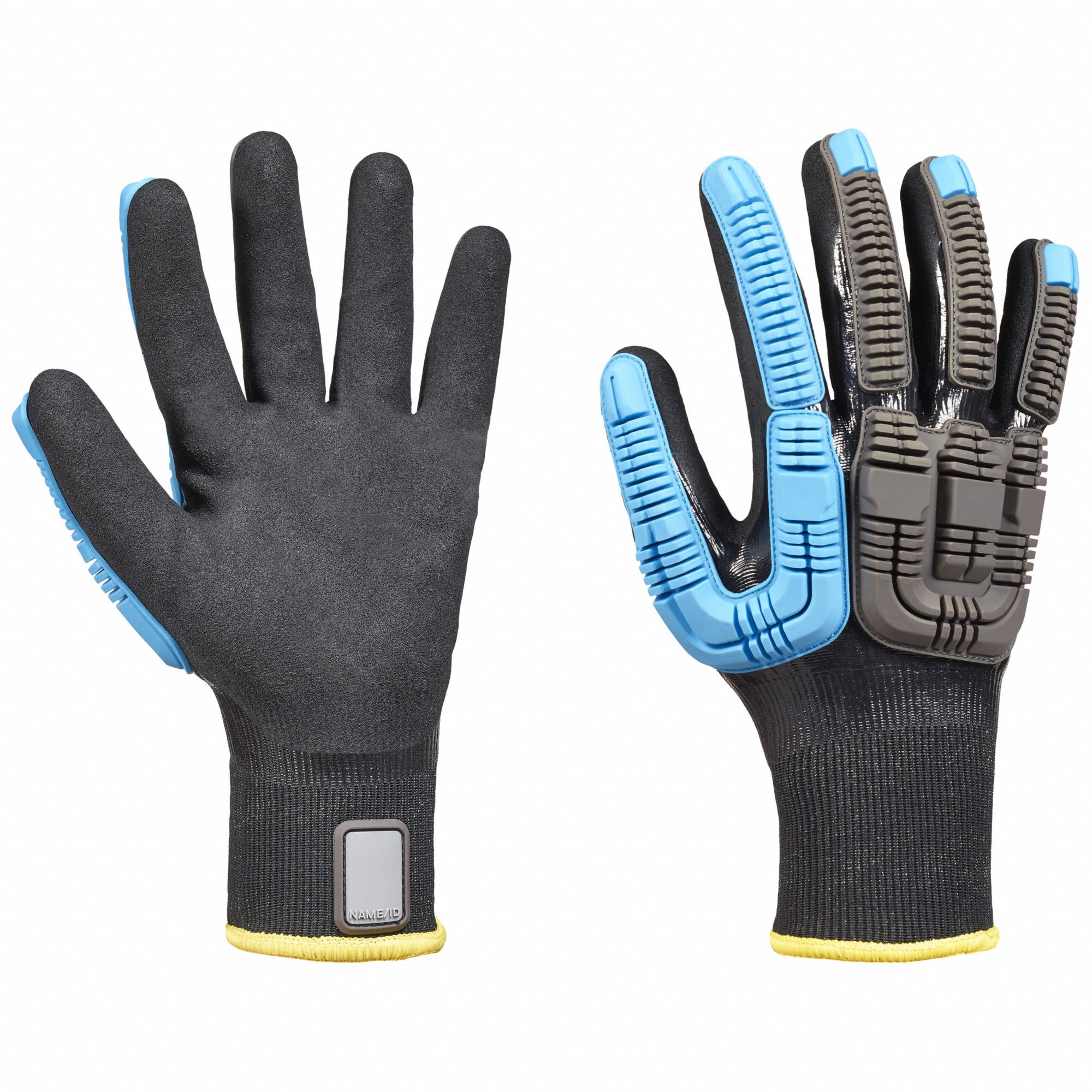 Knit Gloves: 2XL ( 11 ), Palm, Double Dipped, Nitrile, Full, Nitrile, HPPE ( 18 ga ), 1 PR