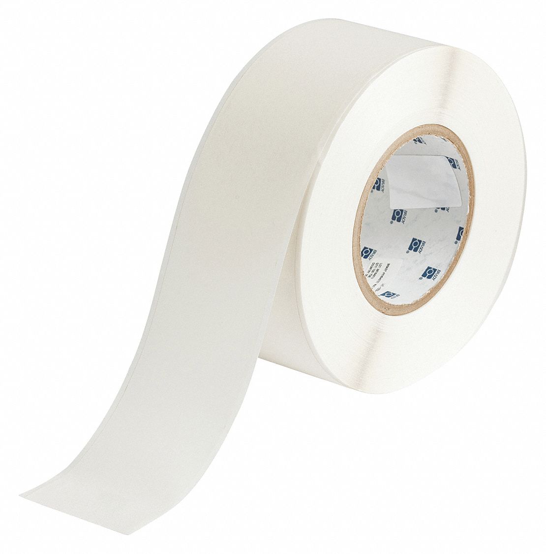 Continuous Label Stock: 2 1/4 in x 300 ft, Paper, Inkjet Print-Receptive/Water Dissolvable, White