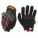 IMPACT-RESISTANT GLOVES, BLK/RED, 9 IN, THERMOPLASTIC RUBBER BACK/KNUCKLE PADDING