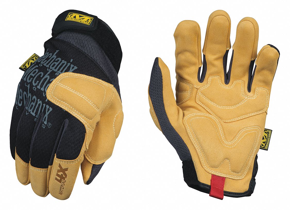 Leather palm football gloves on sale