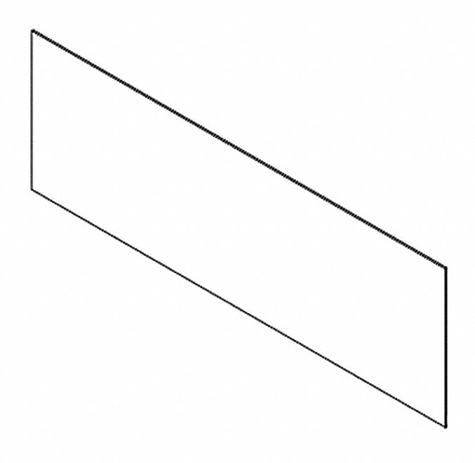 PROT HYG,MONTABLE,ANGLES DROITS,MOD TRANSP,21,67 LB,1/4 PO ÉPAIS,48 X 42 PO,PC,PQ 4