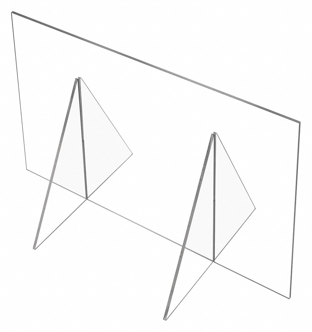 Plastic Dividers w/Square Corners, PK18