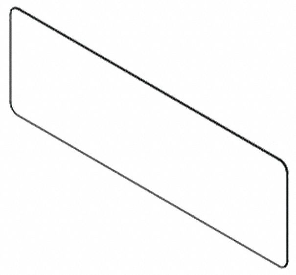 CLR DIV W/RNCOR-1/4X72X24-6PK