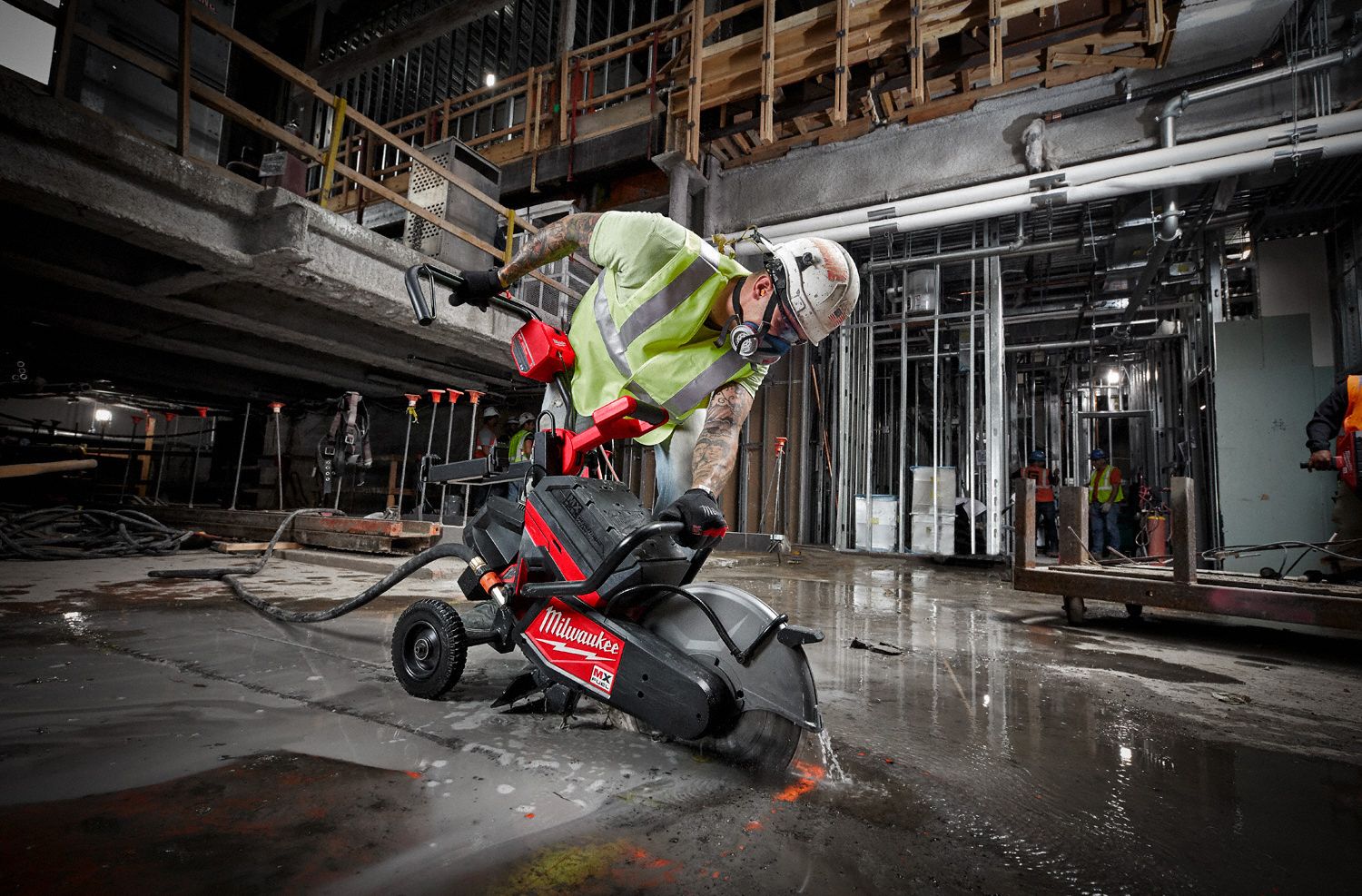 MILWAUKEE Cutoff Saw, Handheld Gas Cutoff Saws, Low HP Walk Behind