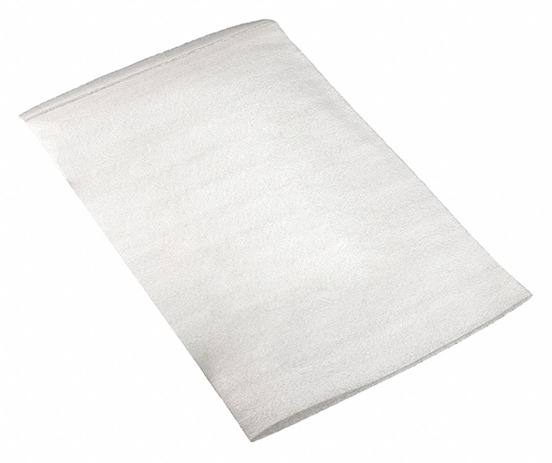 Foam Pouch: 1/8 in Foam Thick, 15 in Pouch Wd, 12 in Pouch Lg, 150 Pouches per Case, 150 PK