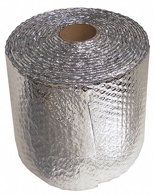 BUBBLE ROLL, 3/16 IN BUBBLES, 48 IN ROLL W, 125 FT ROLL L, SILVER, 1 ROLLS PER BUNDLE