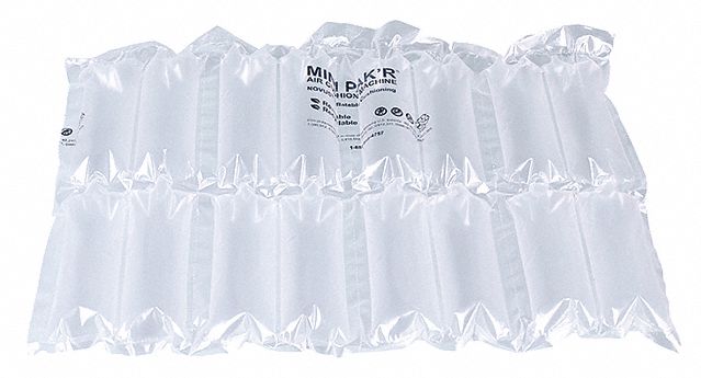 Mini Pak’r Super Tube Film: Super Tube Film Air Pillow, 2 1/2 in Air Pillow Lg