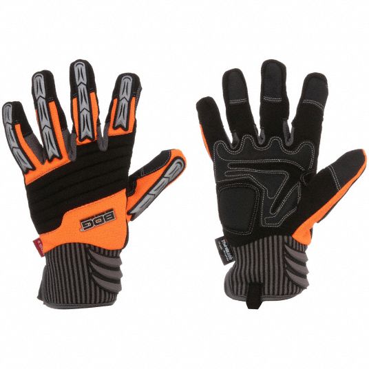BDG, M ( 8 ), Synthetic Leather, Mechanics Gloves - 56LC61|20-9