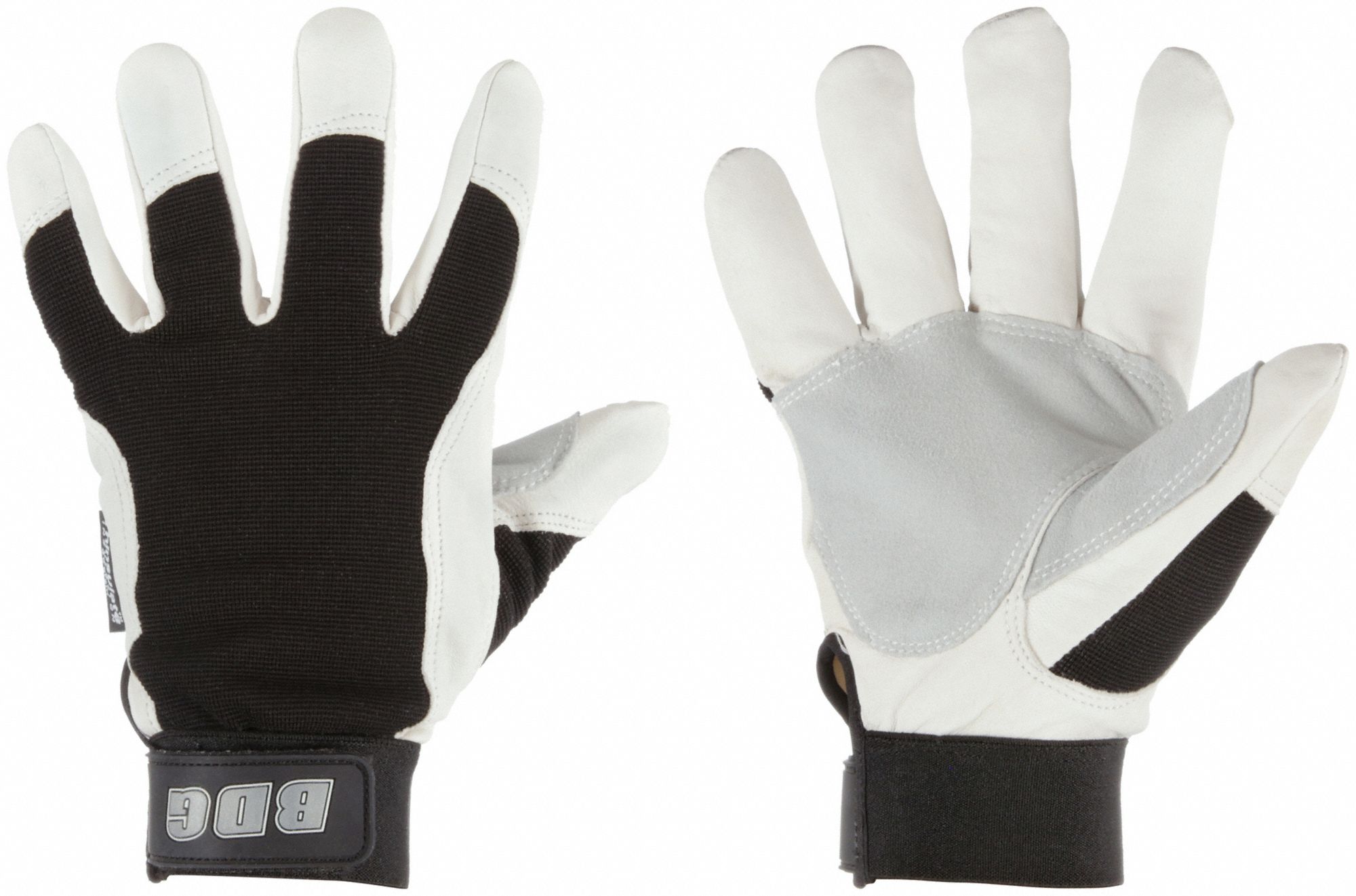 GANTS MÉCANICIEN, DOUBLE, TAILLE TG, NOIR