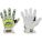 GANTS,DOUBLÉS,NIV DE COUPE ANSI A5/PRFN 4/CHOC 2/CHAL 500  ° F,MOY,PEAU CHVR,1 PR/PQ