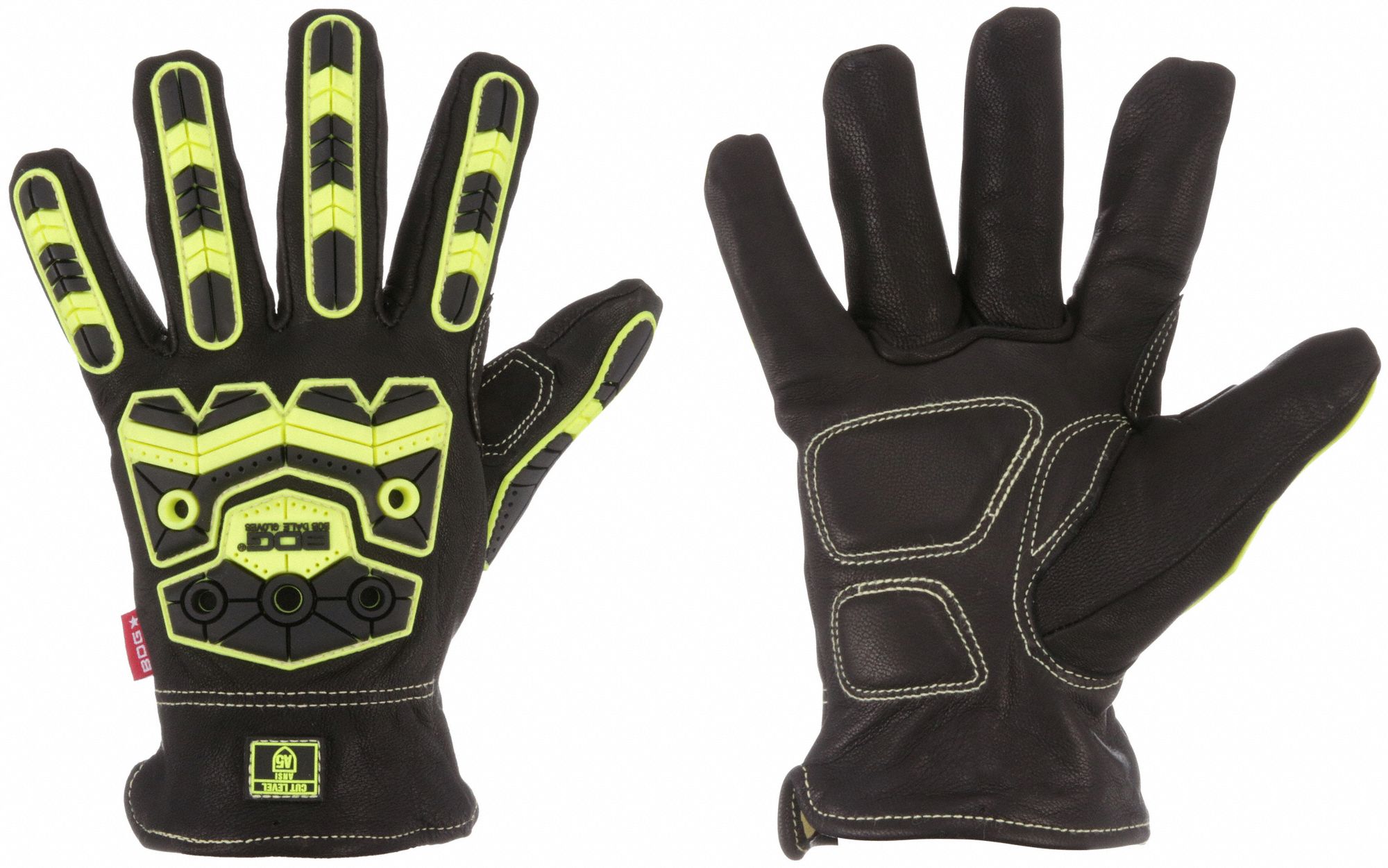 CUT-RESIST GLOVES,ANSI CUT LVL A5/PUNCTURE LVL 1,7/SM,10 1/2 IN L,BLK,GOATSKIN,UNCOATED,PR