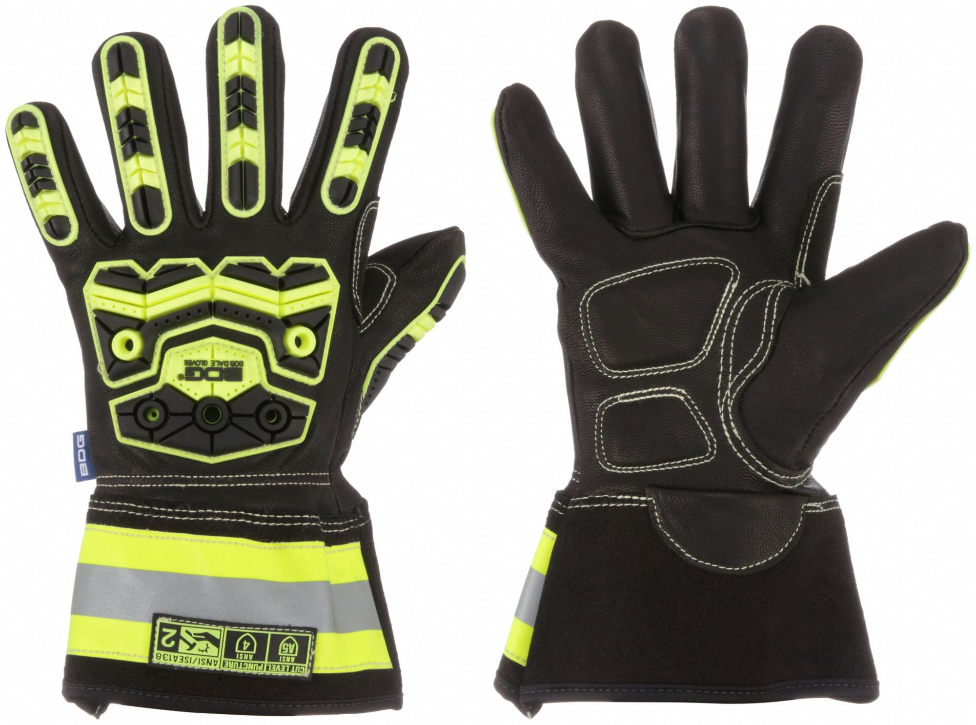 GANTS RÉSIST COUP,NIV COUP ANSI A5/PERFOR 1,TG/10,10 1/2 PO L,NR,PEAU CHVR NON ENDUIT,PR