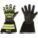 CUT RESISTANT GLOVES, ANSI CUT LVL A5/PUNCTURE LVL 1, LG/9, 12 INCHES L, BLK, UNCOATED GOATSKIN, PR