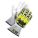 GOATSKIN SAFETY GLOVE, CUT RESISTANT, GAUNTLET, SZ L/9, PEARL GREY, ARAMID LINER, PR