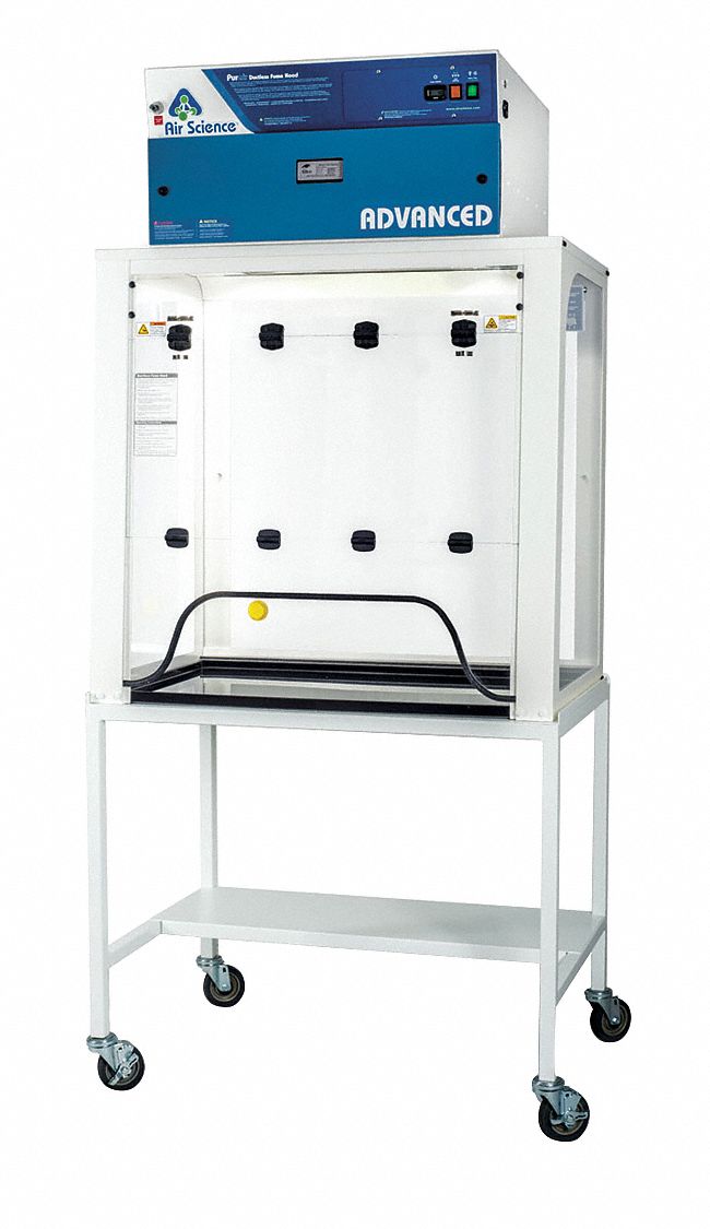 220 cfm CFM, Ductless Fume Hood 56LF13P15XTA Grainger