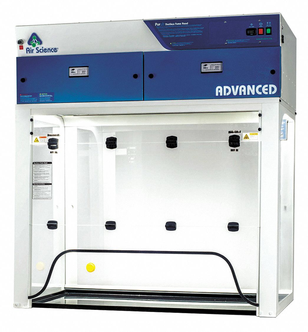 365 cfm CFM, Ductless Fume Hood 56LF15P25XTA Grainger