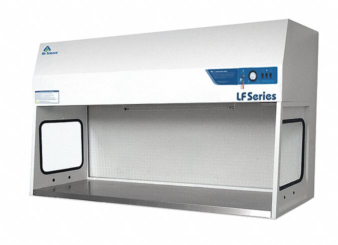 Clean Bench: Purair LF, 6 1/8 ft Overall Wd, 29 1/2 in Overall Dp, 42 7/8 in Overall Ht