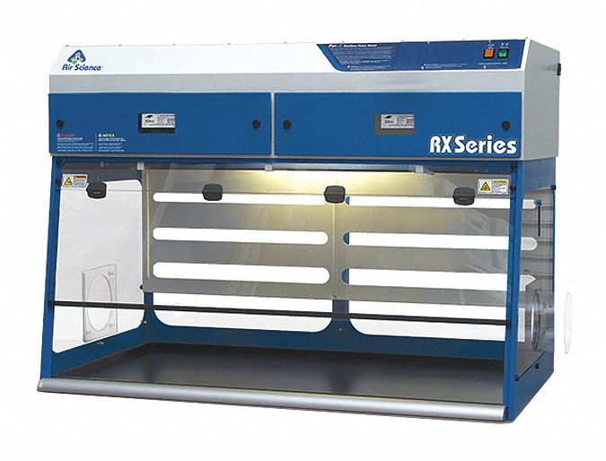 282 cfm CFM, Ductless Fume Hood 56LF37P548XT(RX)A Grainger