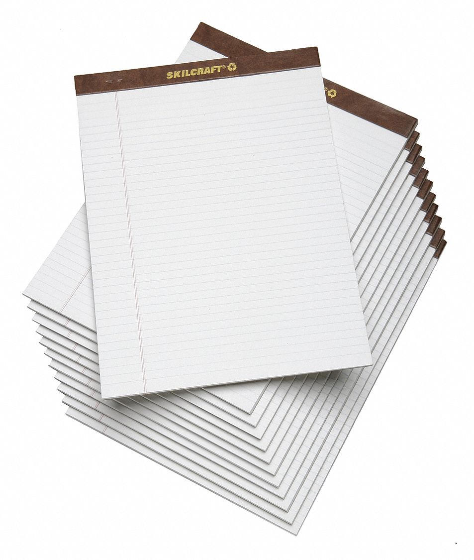 NOTEPAD,50 SHEETS,8-1/2