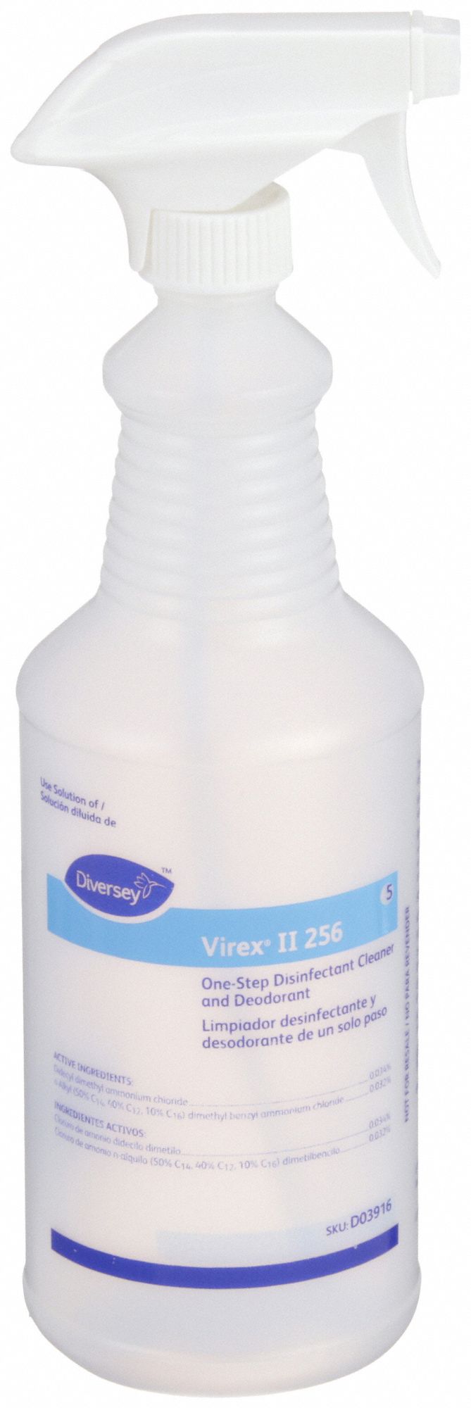 DIVERSEY, 32 oz Container Capacity, Stream, Dilution System Trigger