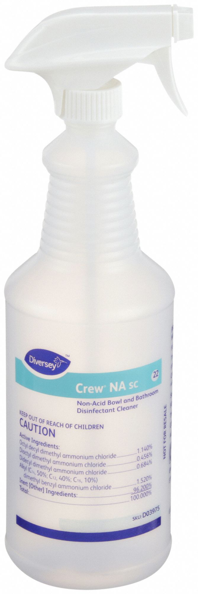 Diversey Crew Shower, Tub And Tile Cleaner, Liquid, 32 Oz 