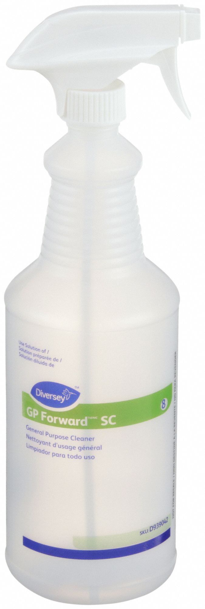 DIVERSEY, 32 oz Container Capacity, Stream, Dilution System Trigger