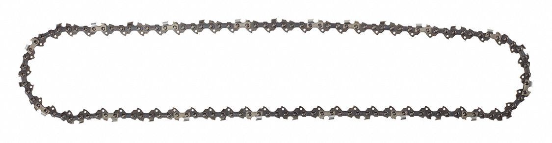 Chainsaw Chain: 18 in Compatible Bar Lg, 3/8 in, 0.05 in Gauge, 62 Links, 5/32 in File Size