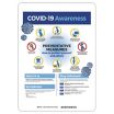 COVID-19 Awareness - Preventative Measures Sign