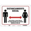 Spanish - Social Distancing - Support Public Health Sign