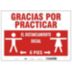 Spanish - Practice Social Distancing Sign