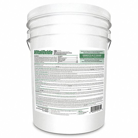 Disinfectant and Sanitizer: Drum, 55 gal Container Size, Ready to Use, Liquid, Quat