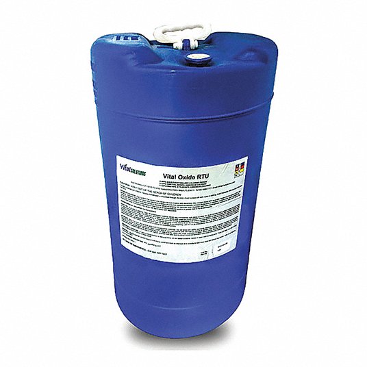 Disinfectant and Sanitizer: Drum, 15 gal Container Size, Ready to Use, Liquid, Quat