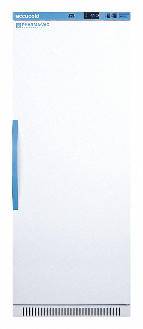 Refrigerator: 12 cu ft, Upright, 2°C to 8°C, 24 3/8 in Overall Dp, 23 3/8 in Overall Wd