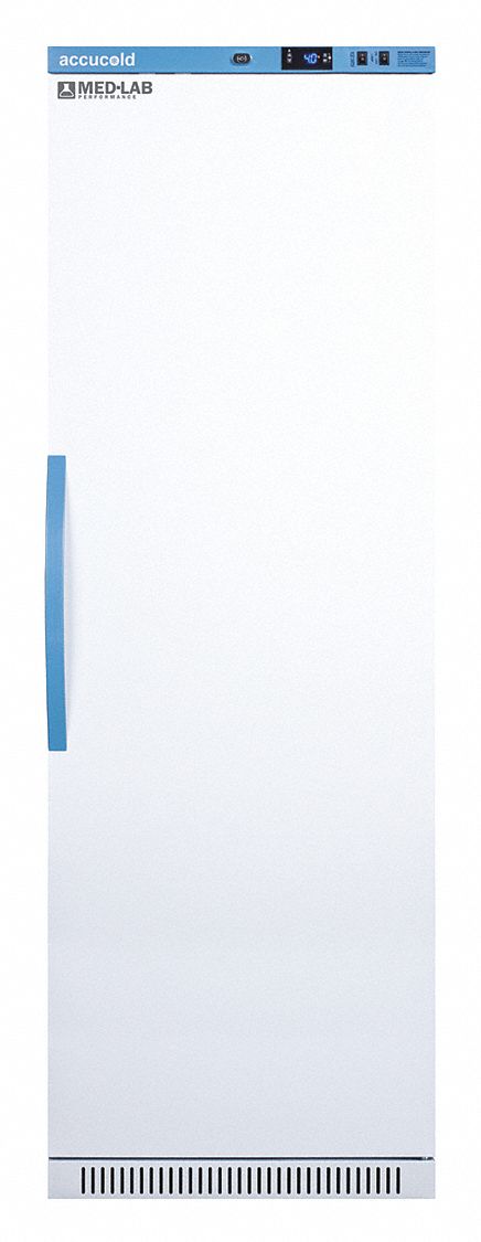 Refrigerator: 15 cu ft, Upright, 2°C to 10°C, 24 3/8 in Overall Dp, 23 3/8 in Overall Wd