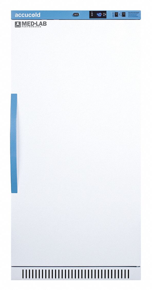 Refrigerator: 8 cu ft, Upright, 2°C to 10°C, 24 3/8 in Overall Dp, 23 3/8 in Overall Wd