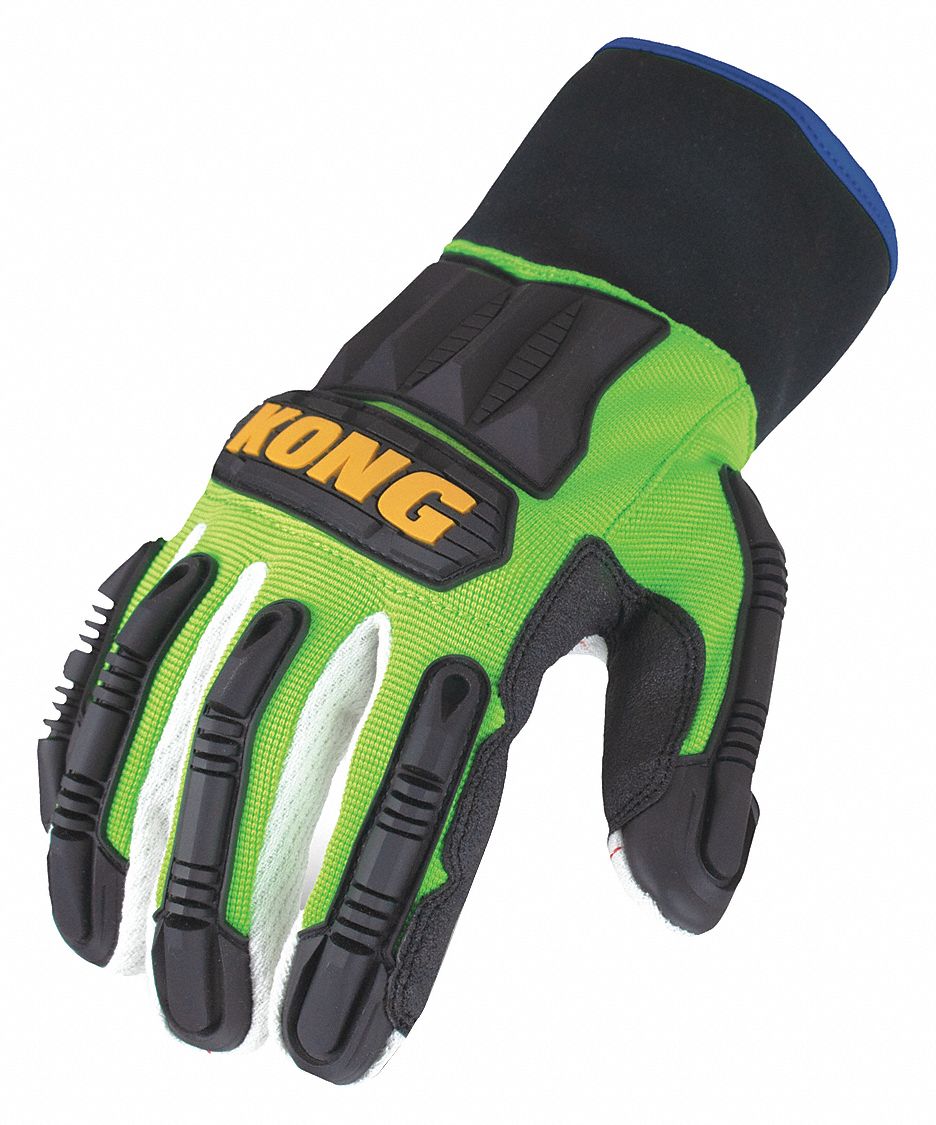 MECHANICS GLOVES,BLACK/ORANGE,PR